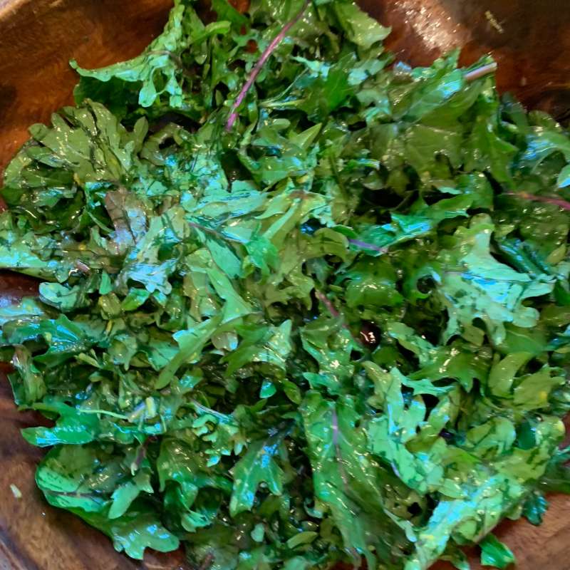 Massage kale in lemon juice to wilt the leaves and improve texture and aid digestion