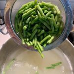 Cook green beans cook with pasta