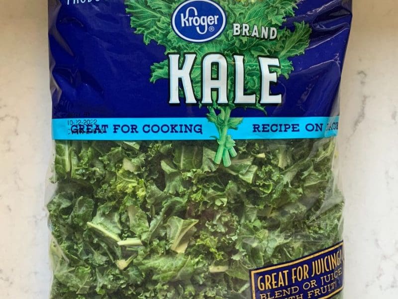 precut and bagged kale
