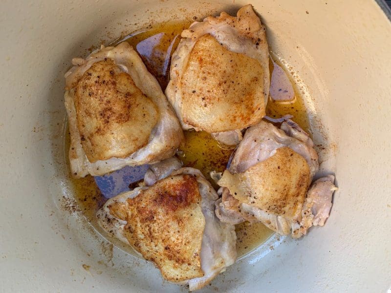 Browning Tuscan Chicken thighs